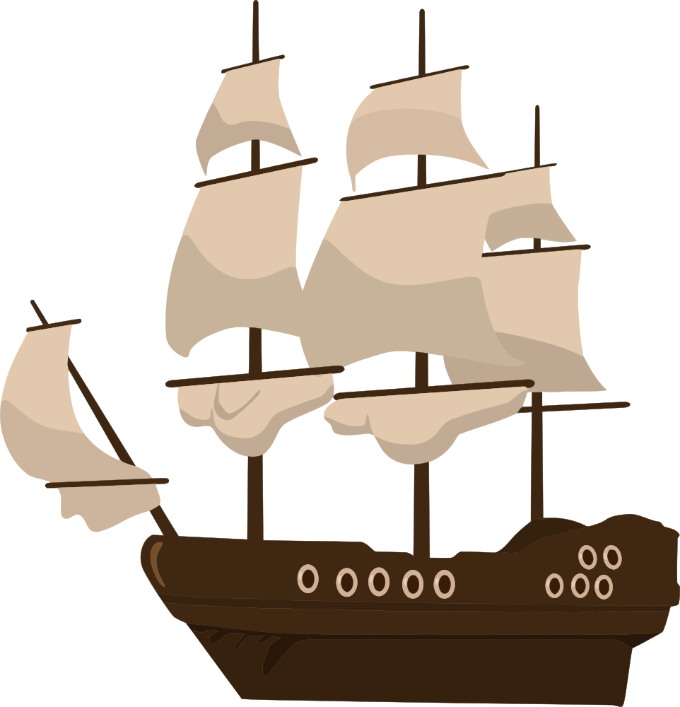 It is a graphic of Candid Pirate Ship Return Label It's just an image of Candid Pirate Ship Return Label